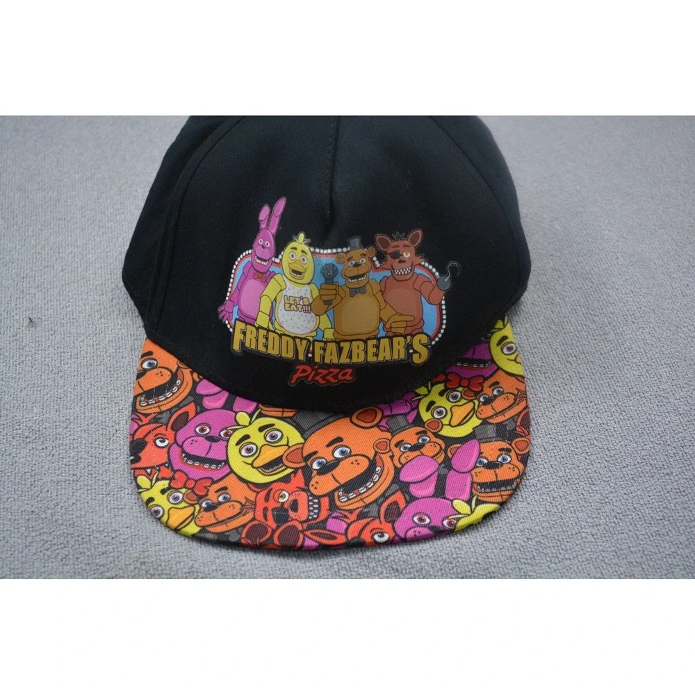 Freddy Fazbear's Pizza Black Snapback Hat Official 2019 Five Nights Cap